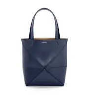 Loewe Mini Puzzle Fold Tote Bag One size Abyss Blue