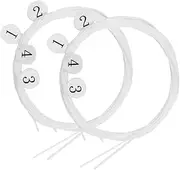 Kisangel 8pcs Nylon Ukulele String Set for Tenor Ukulele Sound Replacements for Music Instruments Versatile and Durable Style of Music