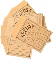 ZUNOXAZ 100pcs Resealable Small Envelopes for Storing Vegetable Seeds Lightweight Paper Packets Blank Design for Easy Labeling for Gardeners and Collectors Convenient and Secure Storage
