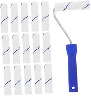CLISPEED 1 Set Small Paint Roller Covers with Replacement Frame Portable Painting Tool for Efficient Wall Repairs Easy to Use for House Painting and DIY Projects
