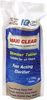 IQ Maxi Clear 125g Clarifier Tablet - Fast Acting Pool Clarifier