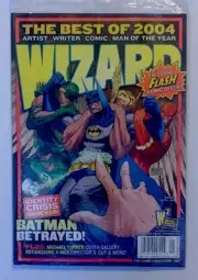 NEW Wizard Comics Magazine 159 Identity Crisis Batman Jan 2005 SEALED Cover 2
