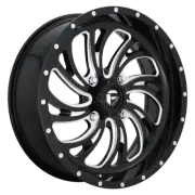 18x7 Fuel UTV D641 KOMPRESSOR GLOSS BLACK MILLED Wheel 4x156 (13mm)