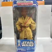 2002 Hasbro Star Wars Attack Of The Clones Mace Windu 12" Figurine