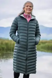 Florence Womens Extra Long Padded Jacket