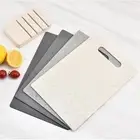 4x Cutting Board Set Easy Grip Handle Meal Prep Tray for Bread Fruit Home