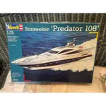 [山姆玩具城]極速豪華遊艇 REVELL SUNSEEKER PREDATOR 108絕版模型 組裝模型