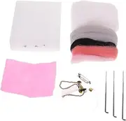IWOWHERO Animal Felting Kit Needle Felting for Beginners DIY Craft Kit Wool Felt Bag Perfect Party Favor for Boys and Girls