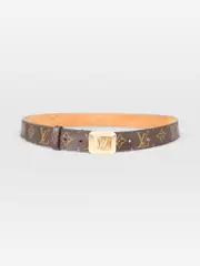 Brown Monogram Canvas Cabochon Belt