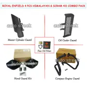Genuine ROYAL ENFIELD 4 PCS Himalayan & Scram 411 Accessories Combo -2 (for: Royal Enfield)