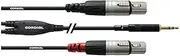 CORDIAL Y-Cable Stereo/2 XLR Female Mini Jack Jumper 1.8 m