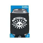 King Of The Hood - Funny Novelty Stubby Holder With Base