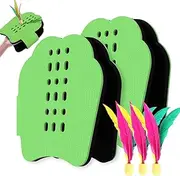 Vitsrisea Badminton Set, Badminton Racket With Bag | Family Shuttlecocks Set, Paddle Set, Outdoor Badminton Game, Sports Toys With Ruffles, Ba Rackets