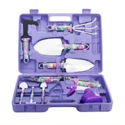 10Pcs Garden Tool Set Shovel Harrow Potted Flower Gardening Tools Gift Kit Glove