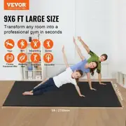 Exercise Mat Non Slip High Density Premium Yoga Mat Exercise Yoga Mat for Men & Women Fitness & Exercise Mat with Bag & Carry Strap (9x6ft)