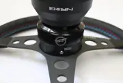 NRG SHORT HUB QUICK RELEASE STEERING WHEEL 68BK Toyota LAND CRUISER