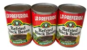 La Preferida Authentic Refried Black Beans 16 oz (3 Pack)