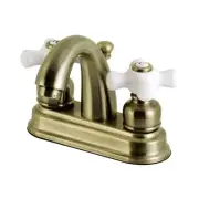 Kingston Brass KB561.PX Restoration 1.2 GPM Centerset Bathroom - Brass