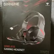 Binnune Wireless Gaming Headset BW01 Microphone . Box Damage