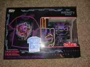 FUNKO Pop Vinyl Infinity Saga BLACK LIGHT BLACK PANTHER w/ T-Shirt XL TARGET