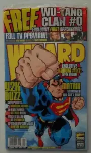 Wizard Comic Magazine Issue #98 Oct 1999 New & Sealed - WU TANG #0 - SUPERMAN cv