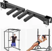 Lifeswell Dip Bar Attachment for Power Rack, Non-Slip Wide & Narrow Grip Handles, 500 lbs Capacity, Squat Rack Attachment for Dips, Inverted Rows, Push-Ups