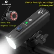 ROCKBROS SUPER BRIGHT BICYCLE LIGHTS SET Rechargeable Front Tail Light Set