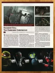 2009 Resident Evil The Darkside Chronicles Wii Print Ad/Poster Video Game Art