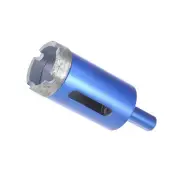 Diamond Core Drill Bit 30mm Dia Round Shank Tiles Dry/Wet Hole Saws Blue 1Pcs