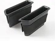 2PCS Car Door Side Armrest Handle Storage Box Cover, for Ford, for Mustang, 2015 2016 2007 2018 Container Accessories Car Styling Door Handle Storage Compartment