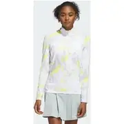 Ultimate365 Printed Quarter-Zip Mock Polo Shirt