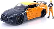 Jada Toys Hollywood Rides Naruto and Nissan GT-R R35 1:24 Scale with Naruto Figure Diecast Vehicle