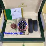 ROLEX GMT MASTER II 百事可樂 40MM 2 皮帶