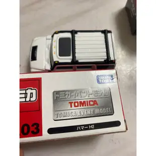 tomica event model 會場車 Tem No.03 hummer H2 悍馬（微壓盒）