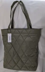 Vera Bradley Large North South Tote, Deep Lichen Green, New with Tags