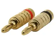 ESD EliteSoundDesign Gold Banana Plugs - 50 Pairs - Dolby Atmos THX