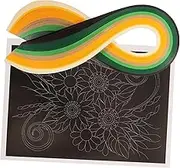 YOSADIER 1Set Handcraft Quilling Paper Strips Kit Colors Paper Material for Flower Making Lightweight Quilling Art Supplies for Creative Projects and Scrapbooking