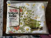 Vintage Morgan Jones Double Fitted Sheet Floral NEW