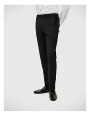 [Politix] Riley Black Tie Chintz Tuxedo Pant in Black Chintz