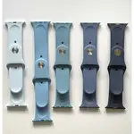 原廠APPLE WATCH 錶帶 矽膠 藍色系 38 40 運動型錶帶