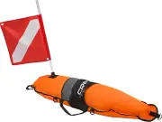 Inflatable Float Signal Board for Freediving, Scuba Diving, Dive Flag, Hi-Visib