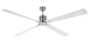Smart Ceiling Fan Remote Control Dc Fan Neo 180cm Matt Chrome White Grey