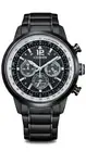 Citizen Eco-Drive chronograph black watch CA4475-89E