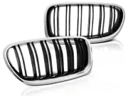 Kühlergrill Doppelsteg Chrom-Glanz Schwarz for BMW 5er F10/F11 2010-2016 EU-spec