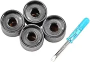 SWOOMEY 1 Set Guitar Volume Replacement Control Knobs Potentiometer Caps for Electric Guitars Easy to Install Novel Design Compatible with Instruments