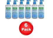 6x Instant Hand Sanitizer 500ml Advanced Formula 75% Alcohol Pump