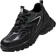 [AUXDIQ] Safety Trainers for Women Men Lightweight Steel Toe Cap Trainers Work Breathable Safety Boots Non Slip Sneakers