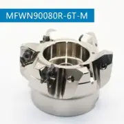 MFWN90 80-27 6Flute 80mm CNC Fast Forward Feed Milling Cutter For WNMU080608