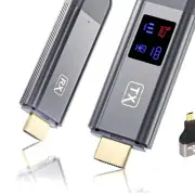 Compact Wireless HDMI Extender, 4K Decode, LED Signal Display, 2.4G/5G Support