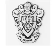 Delta Sigma Pi Pewter (Lead Free) Crest 3D, Raised,1.5" Tall NEW